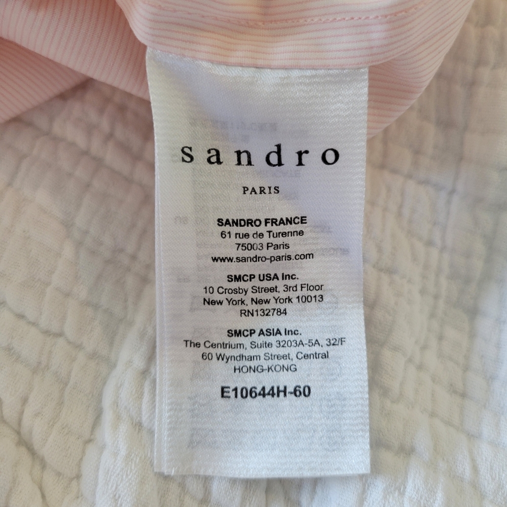 Sandro Pink Dress Shirt - Picture 8 of 10